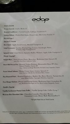 Menu photo 4 Edge by Chef Dustin Allen Peoria Heights, IL