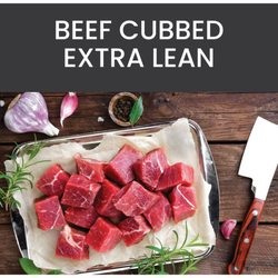 Meats and Eats - Beef Cubbed Meat
