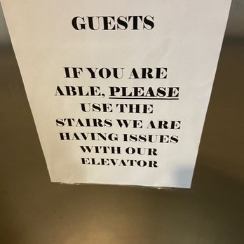 Comfort Suites - Elevator issues - Hotels Near Me - Edinboro, Pennsylvania