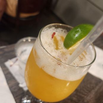 La Cueva del Mar - Passionfruit sangria - Seafood Near Me - San Juan, Puerto Rico