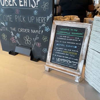 Starbucks - Counter signs - Coffee & Tea Near Me - Clarksville, Maryland