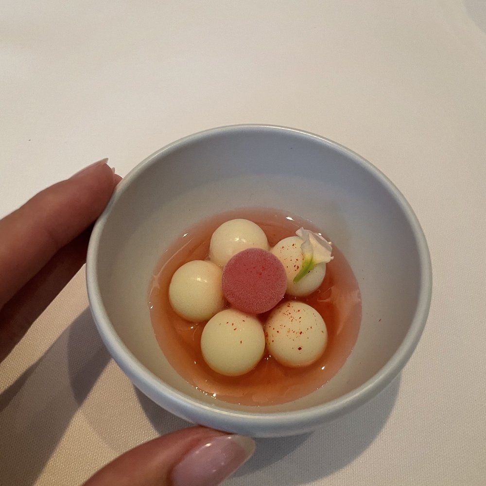 Jungsik - Rhubarb sorbet - Korean Near Me - New York, New York Jungsik - Rhubarb sorbet - Korean Near Me - New York, New York