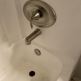 Lezco Plumbing - New Shower Valve With Brushed Nickel Shower Trim Installed From The Front Of Shower Wall - Plumbing Near Me Lezco Plumbing - New Shower Valve With Brushed Nickel Shower Trim Installed From The Front Of Shower Wall - Plumbing Near Me