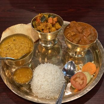 Masala Waves - Lamb Nepal Style Thali - Indian Near Me - Huntington Beach, California