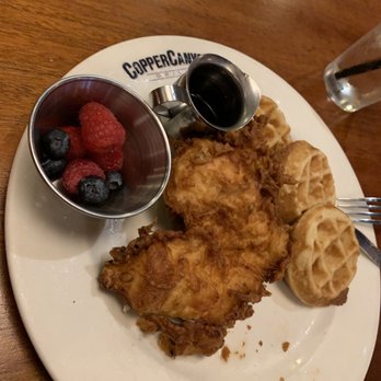 Copper Canyon Grill - Chicken and Waffles is tasty...batter is light - American Near Me - Lanham, Maryland
