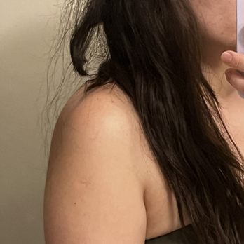 The Salon Nerd - You can see here that even when my hair is straight, this chunk sticks out and it looks just horrendous. - Hair Salons Near Me - Tucson, Arizona