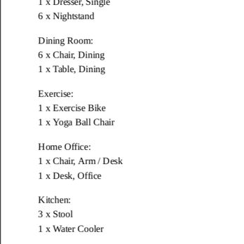 Ever Moving Truck - This is the original itemized list however I moved the Home Office, Yoga Ball Chair, and I moved all the boxes except 17!!!! - Movers Near Me - Houston, Texas