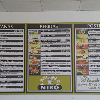 Paleteria Niko - Menu - Desserts Near Me - Rowlett, Texas Paleteria Niko - Menu - Desserts Near Me - Rowlett, Texas