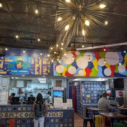 Inside restaurant area