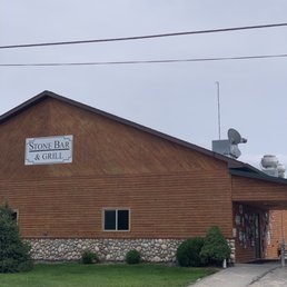 the front of the building