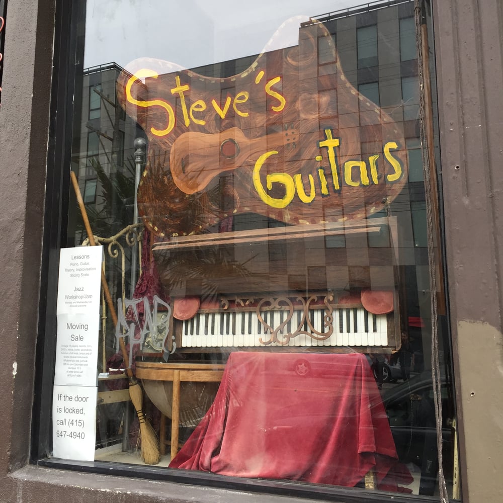 STEVE’S GUITARS Updated October 2024 419 S Van Ness, San Francisco