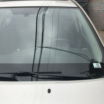 Auto Fast Glass - Before replacement. Though it is hard to see, the crack is in the lower right bottom corner. - Auto Glass Services Near Me - Burbank, California Auto Fast Glass - Before replacement. Though it is hard to see, the crack is in the lower right bottom corner. - Auto Glass Services Near Me - Burbank, California