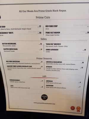 Menu photo 5 Prime 115 Waxahachie, TX