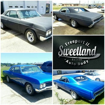 Sweetland Auto Body - 1966 Buick Skylark Custom. A customer brought us the car for a basic refinish for a daily driver. - Body Shops Near Me - Freeport, Illinois Sweetland Auto Body - 1966 Buick Skylark Custom. A customer brought us the car for a basic refinish for a daily driver. - Body Shops Near Me - Freeport, Illinois