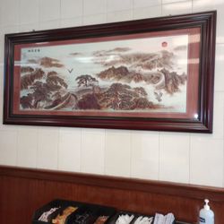 Great Wall - A beautiful Asian painting.