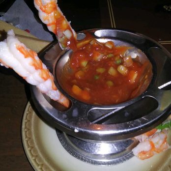 Borries - Half-eaten Shrimp Cocktail... very good. - Italian Near Me - Black Eagle, Montana