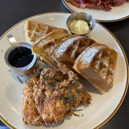 Chicken and Waffles Sandwich Chicken and Waffles Sandwich