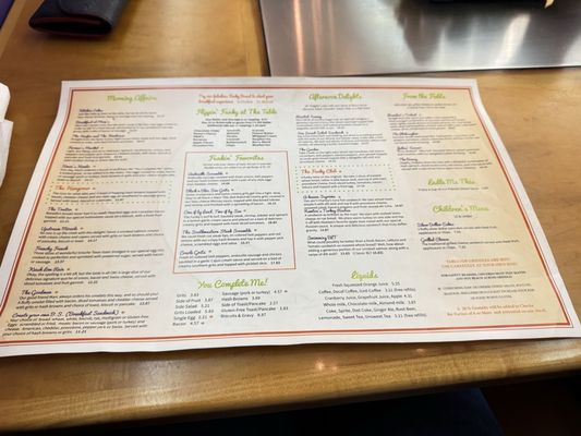 Menu photo 2 The Funky Brunch Cafe Savannah, GA