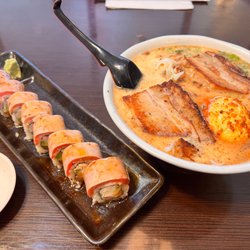Sushi Teri - Black Garlic Ramen and Sushi Teri Roll