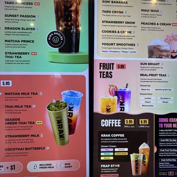 Krak Boba - menu - Bubble Tea Near Me - Lake Forest, California Krak Boba - menu - Bubble Tea Near Me - Lake Forest, California