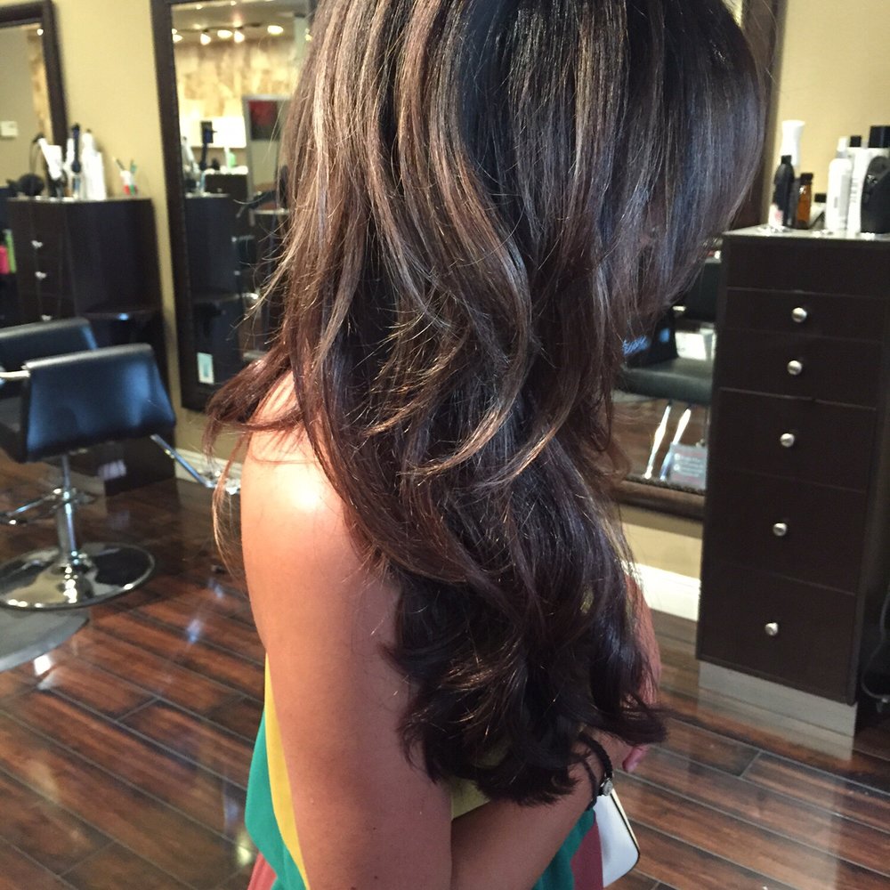Tangles Salon - Lacey did such an amazing job on my bayalage ! I was nervous and scared to try it at first, but I absolutely love it ! - Hair Stylists Near Me - Rancho Cucamonga, California