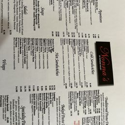 Menu Menu
