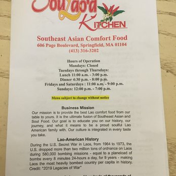 SouLao'd Kitchen - Soul Food Near Me - Springfield, Massachusetts