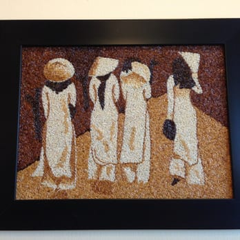 Pho Banh MI 89 - Rice artwork brought back from Vietnam by family. Different amounts of heat to create the rice's color prior to the creation. - Vietnamese Near Me - Bristow, Virginia Pho Banh MI 89 - Rice artwork brought back from Vietnam by family. Different amounts of heat to create the rice's color prior to the creation. - Vietnamese Near Me - Bristow, Virginia