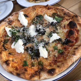 Herb & Sea - Must order fennel sausage pizza. The added lemon is such a special addition! - Seafood Near Me - Encinitas, California
