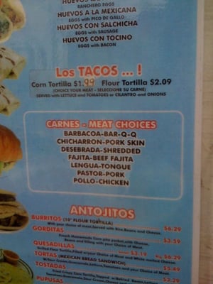Menu photo 6 Taqueria Sanchez Gretna, LA Menu photo 6 Taqueria Sanchez Gretna, LA