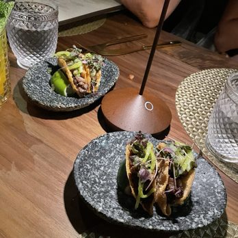 Toca Madera - starters - wagyu tacos 2 per order - Steakhouses Near Me - Houston, Texas Toca Madera - starters - wagyu tacos 2 per order - Steakhouses Near Me - Houston, Texas