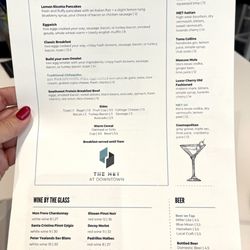 The Met Athletic Center - Cocktail Menu - and Breakfast Menu
