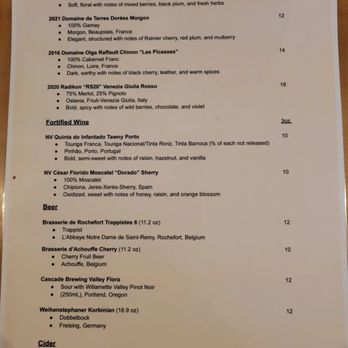 Manoa Chocolate Hawaii - Wine list pg 2 - Chocolatiers & Shops Near Me - Kailua, Hawaii