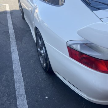 My Dent Guy - Dent removed from the left rear panel. - Mobile Dent Repair Near Me