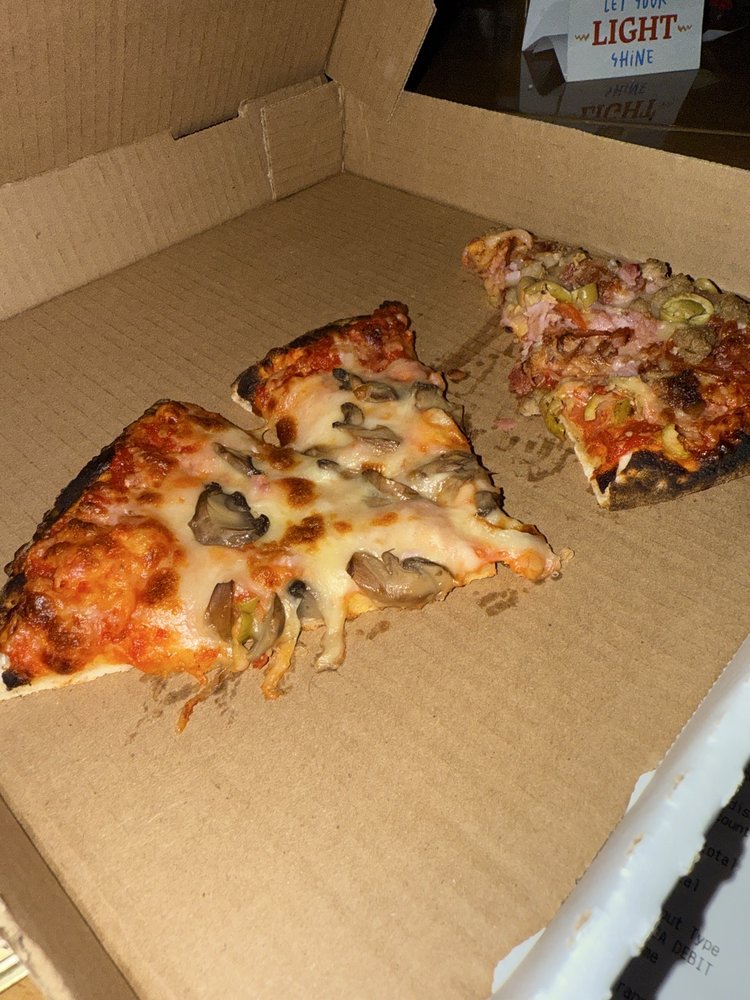 Food from Burkhart’s Pizza & Pub