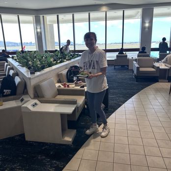 ANA Lounge - The Mrs always enjoys the ANA lounge! - Airport Lounges Near Me - 96819, Hawaii