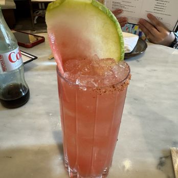 Motek Brickell - My Watermelon Cooler cocktail...very refreshing. - Mediterranean Near Me - Miami, Florida Motek Brickell - My Watermelon Cooler cocktail...very refreshing. - Mediterranean Near Me - Miami, Florida