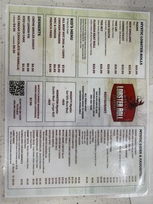 Menu photo 3 Mystic Lobster Roll Daytona Beach, FL