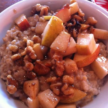 Lux Central - Steel cut oatmeal w/apples, walnuts & maple syrup - Coffee & Tea Near Me - Phoenix, Arizona
