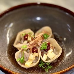 Canard - Foie Gras dumplings..... the dish that kisses you back.