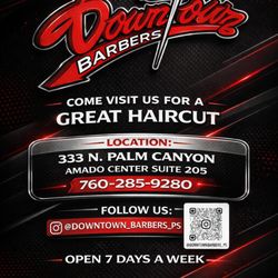 Downtown Barbers - Best Haircuts in Downtown Palm Springs
Looking for a fresh cut? Come experience why Downtown Barbers is the best barbershop in downtow