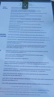 Menu photo 7 Vistal Restaurant San Diego, CA Menu photo 7 Vistal Restaurant San Diego, CA
