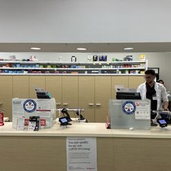 Walgreens - When the line is at the end of the lot.