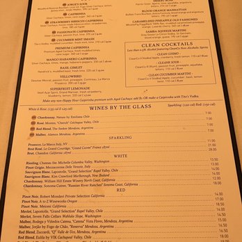 Fogo de Chão - Drinks Menu. - Brazilian Near Me - Pasadena, California