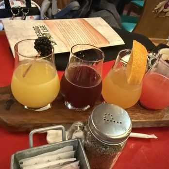 Whispering Canyon Cafe - Mimosa Flight - Brunch - Barbeque Near Me - Lake Buena Vista, Florida Whispering Canyon Cafe - Mimosa Flight - Brunch - Barbeque Near Me - Lake Buena Vista, Florida