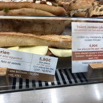 BO&MIE - These sandwiches looked delicious too. They will toast them for you if you like. - Bakeries Near Me - Paris, 75
