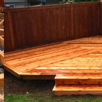 Plum Construction - Tight knot cedar deck 400 sqft - General Contractors Near Me - Seattle, Washington Plum Construction - Tight knot cedar deck 400 sqft - General Contractors Near Me - Seattle, Washington