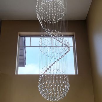 Fast Fredy Electric - Replaced a light fixture for a beautiful chandelier - Electricians Near Me - Ventura, California Fast Fredy Electric - Replaced a light fixture for a beautiful chandelier - Electricians Near Me - Ventura, California