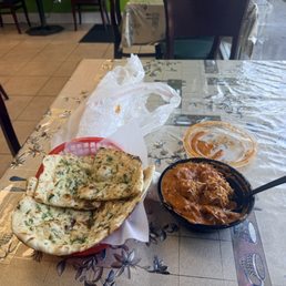 Garlic Naan Chicken Tikka