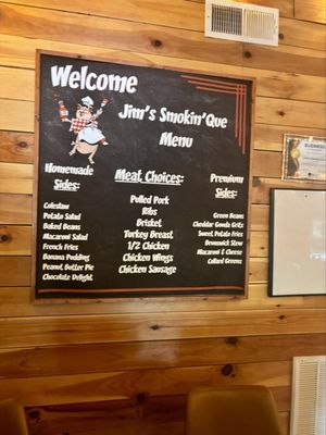 Menu photo 4 Jim's Smokin Que Blairsville, GA